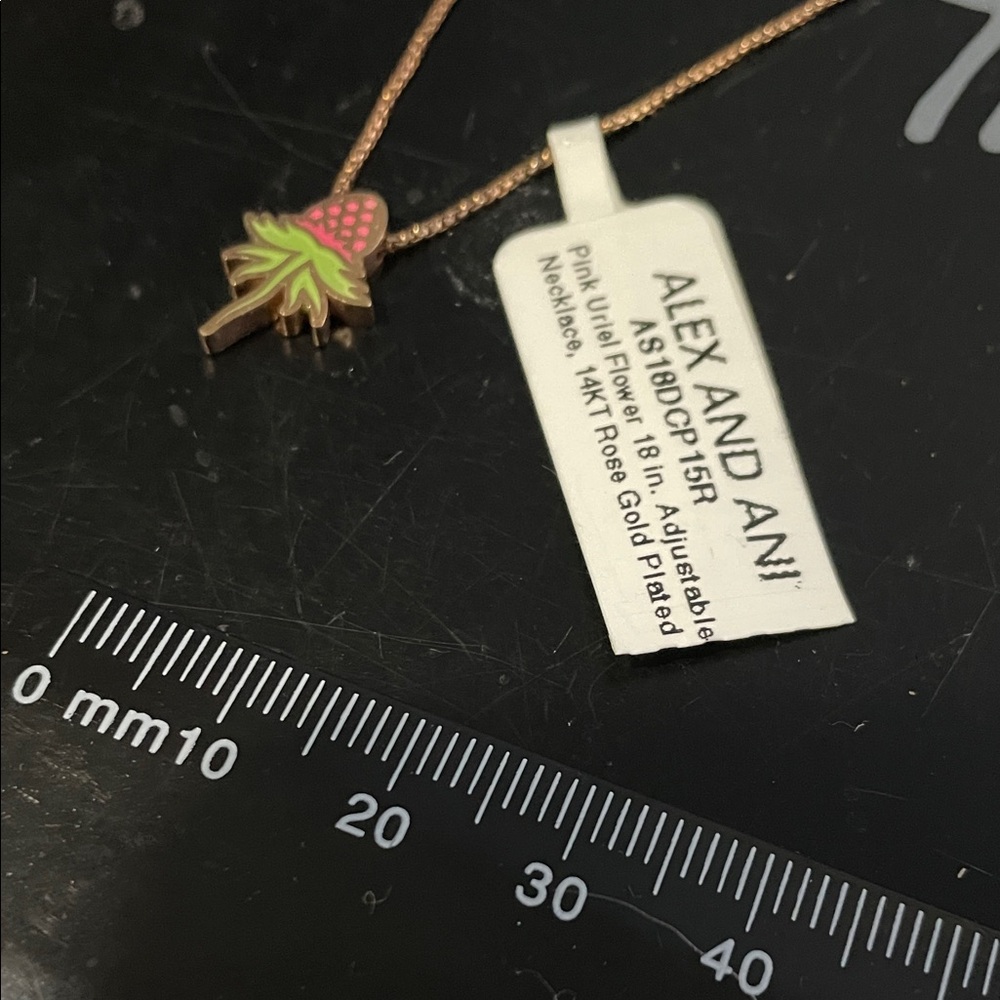 Alex and Ani Pink UrielFlower  Pendant was 14 carat rose  gold plate